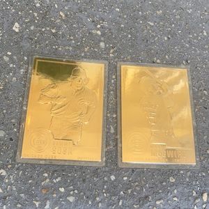 Sammy Sosa and Mark McGwire Gold Cards
